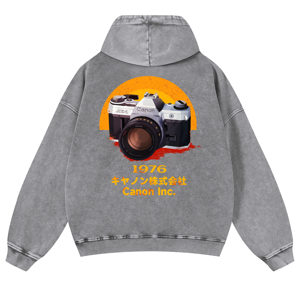 Canon Vintage Washed Cotton Back Art Hoodie