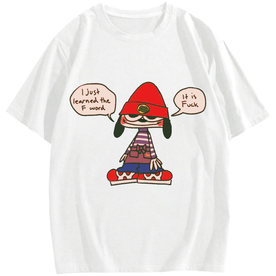 PaRappa the Rapper Cotton casual T-shirt