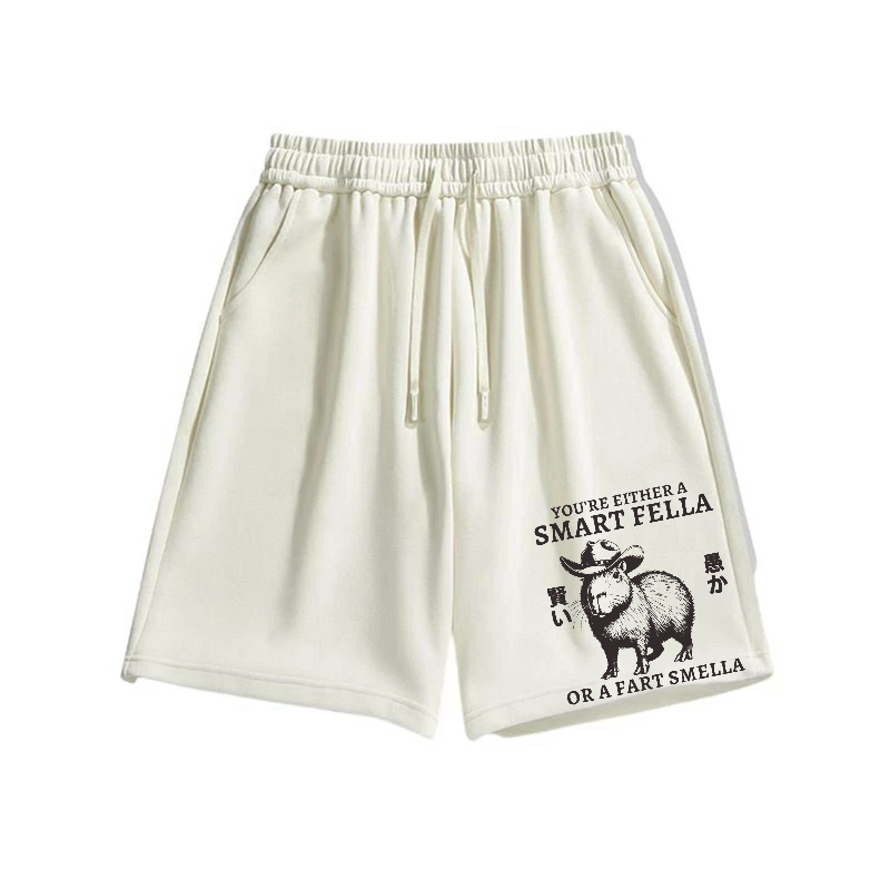Smart Capybara Cotton Casual Shorts