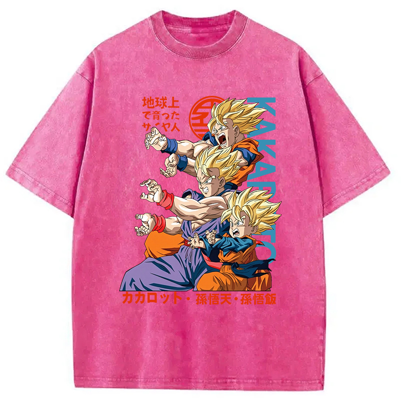 Goku Vintage Japanese Washed T-Shirt