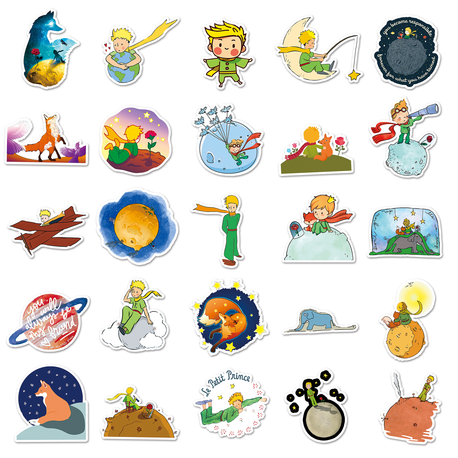 50 The Little Prince Stickers