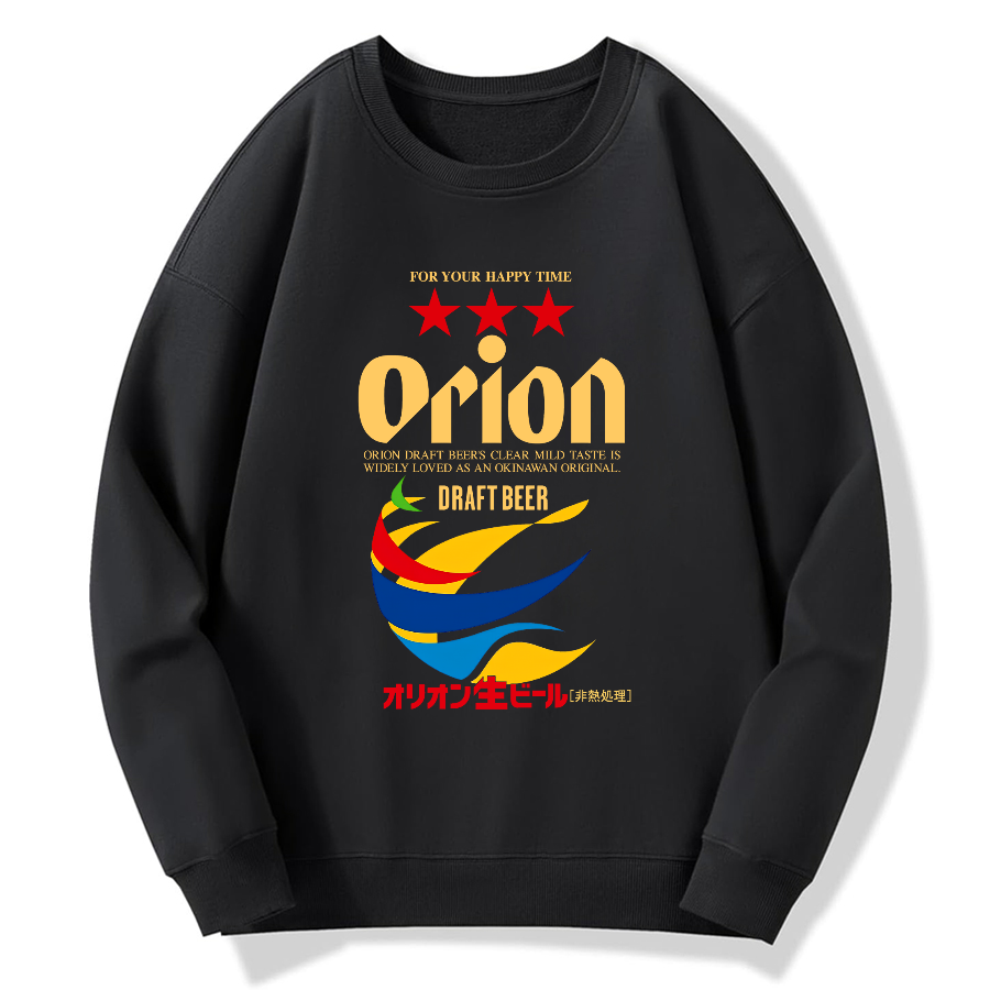 Orion Beer Cotton Pullover Sweatshirt