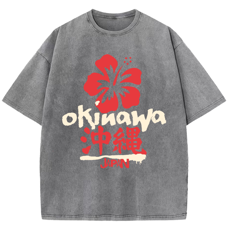  Okinawa JP Washed T-Shirt