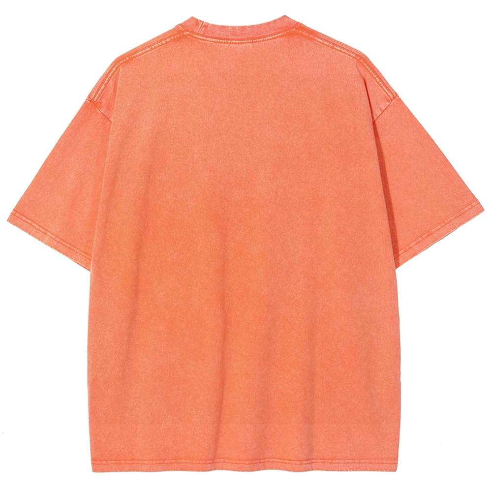 Unisex Donkey Printed Washed Tee