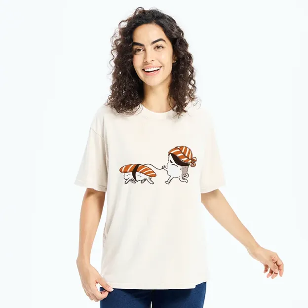 Sushi Walking Sushi Washed T-Shirt