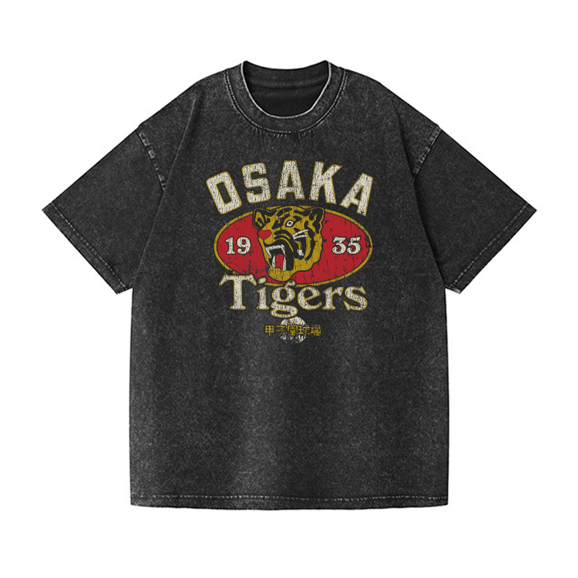Osaka Tiger 1935 Vintage Wash Japanese Design T-Shirt