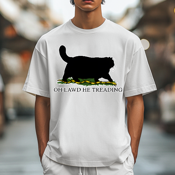 Ohlawd He Treading Japanese Style Classic Tee
