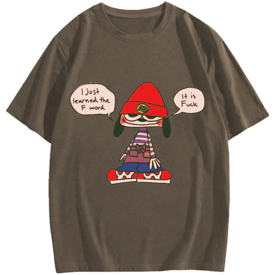 PaRappa the Rapper Cotton casual T-shirt