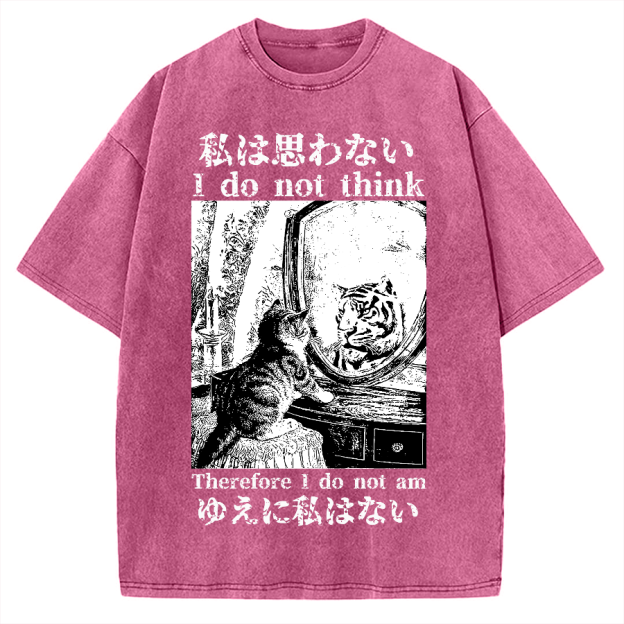 Thinking Kitten Vintage Washed T-shirt