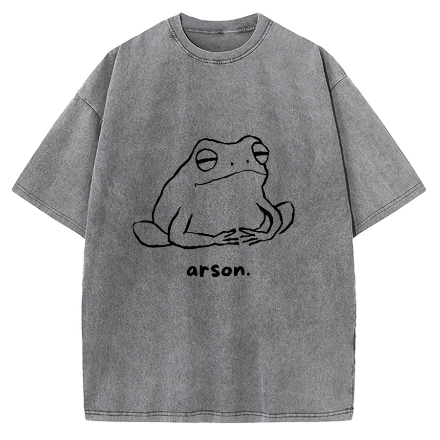 Arson Frog Vintage Washed T-shirt