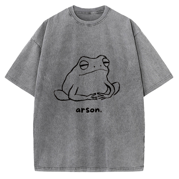 Arson Frog Vintage Washed T-shirt