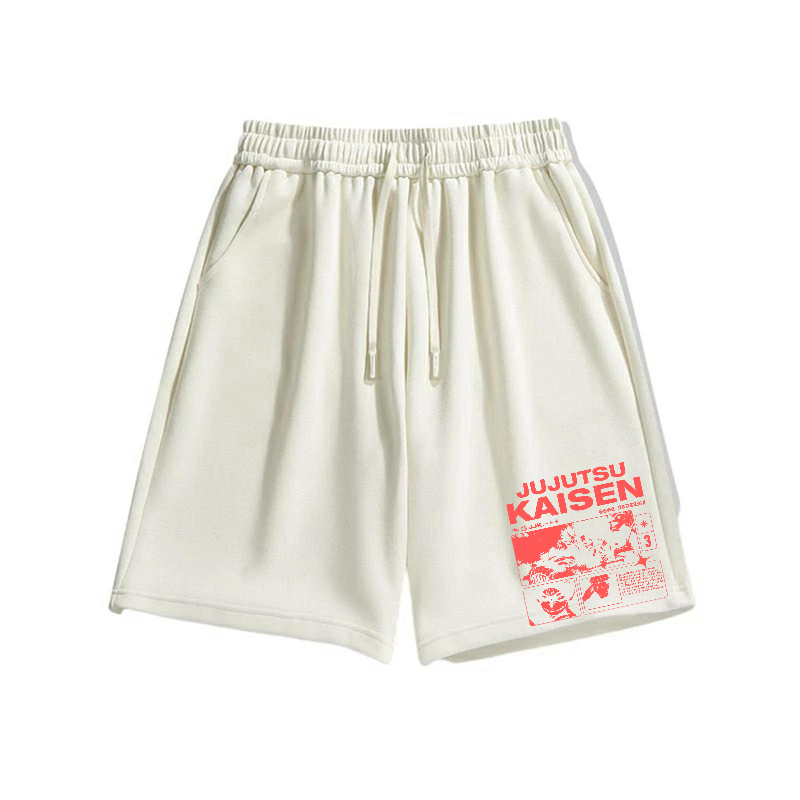 Sorcery Battle Cotton Casual Shorts