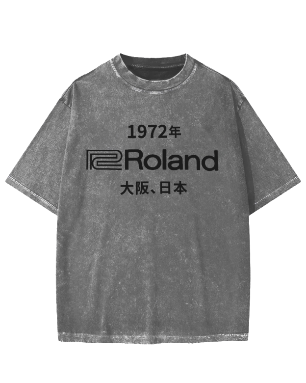 Roland 1972 Osaka Vintage Washed T-shirt