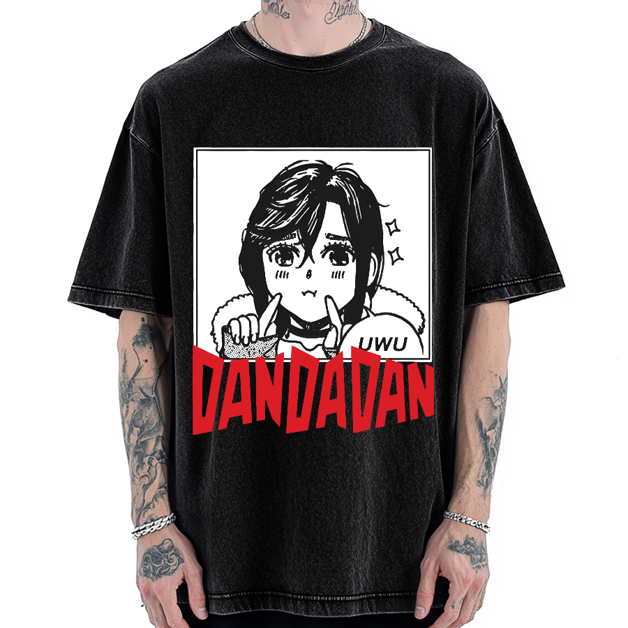 Japan Anime Character Momo Ayase Vintage Washed T-shirt