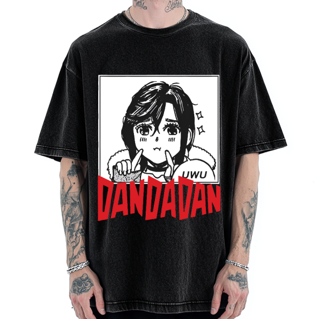 Japan Anime Character Momo Ayase Vintage Washed T-shirt