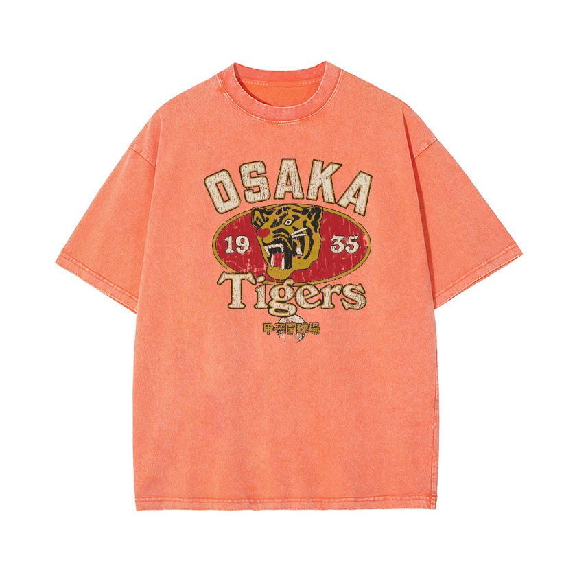 Osaka Tiger 1935 Vintage Wash Japanese Design T-Shirt