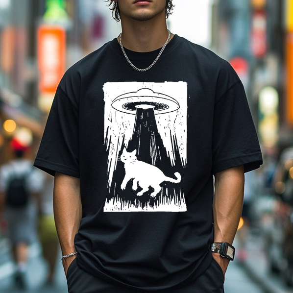 Cat Japanese Style Classic Tee