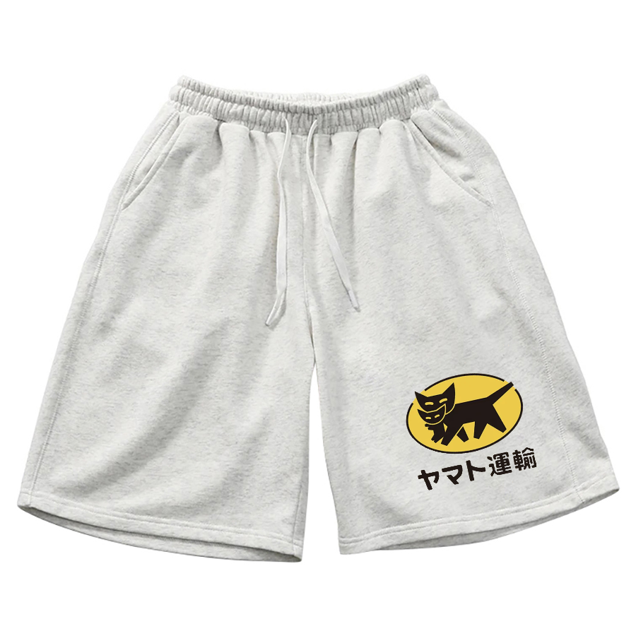 Transportation in Japan Cotton Casual Shorts