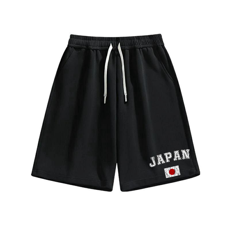 Japan Flag Cotton Casual Shorts