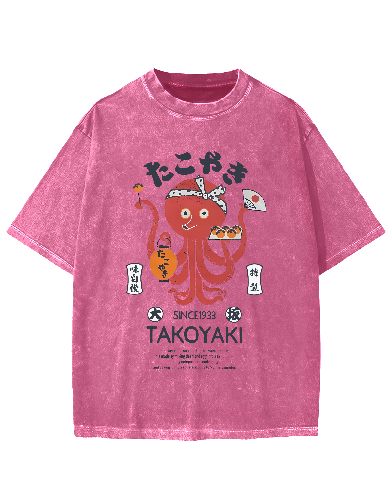 Kansai Takoyaki Vintage Washed T-shirt