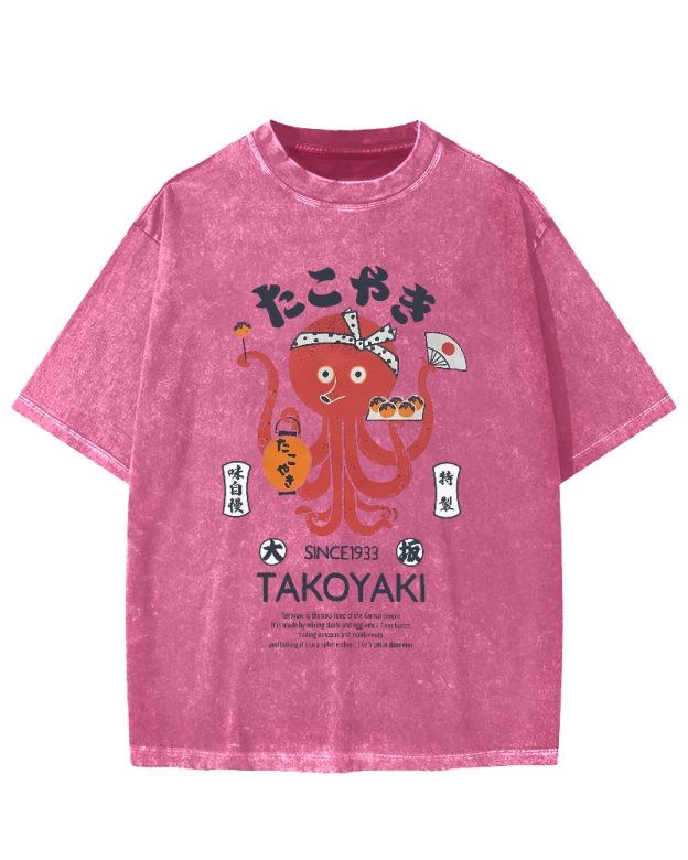 Kansai Takoyaki Vintage Washed T-shirt