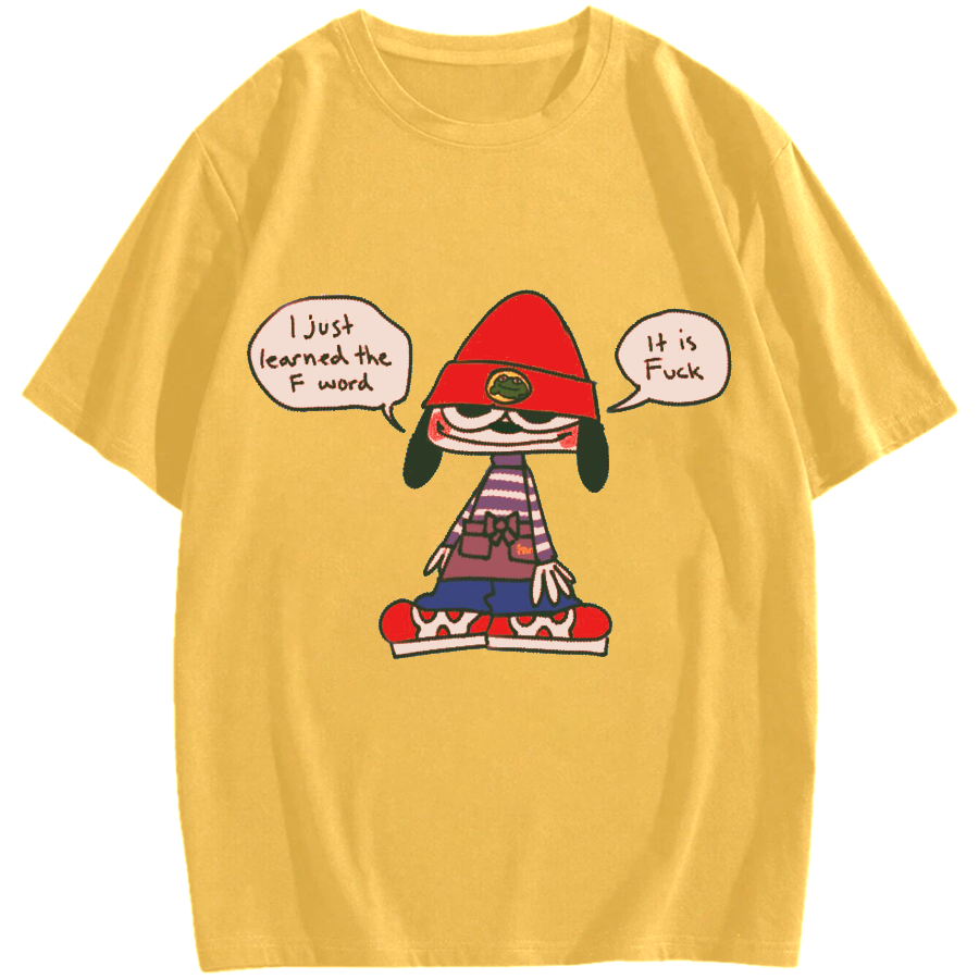 PaRappa the Rapper Cotton casual T-shirt