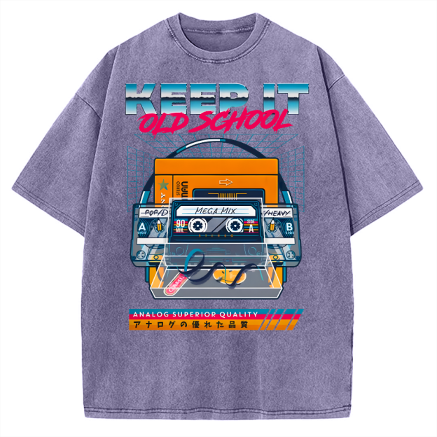 Keep it Old School Vintage Washed T-shirt