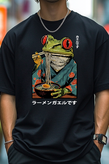 Frog Ramen Japanese Style Classic Tee