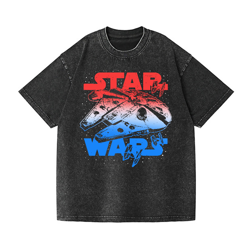 Star Wars Vintage Wash Japanese Design T-Shirt