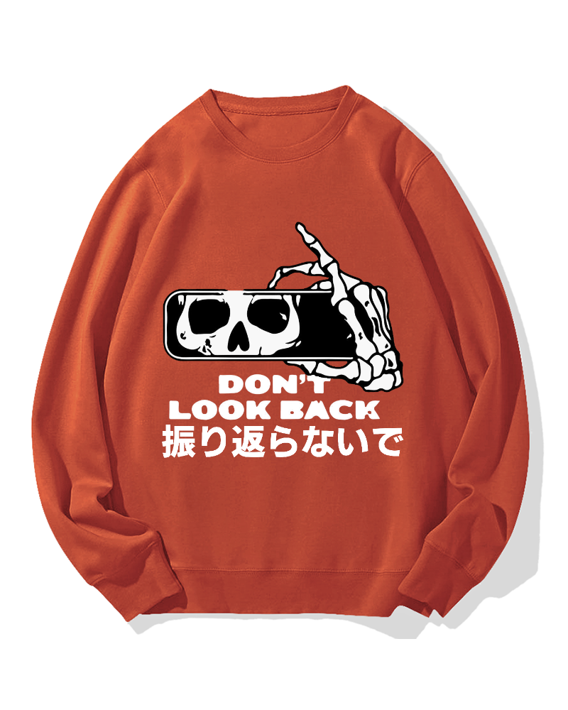 Don't Look Back Cotton Sweatshirt