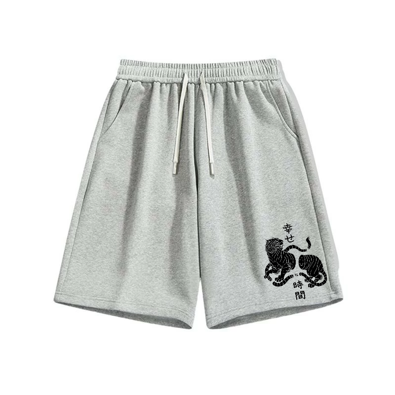 Happy Tiger Cotton Casual Shorts