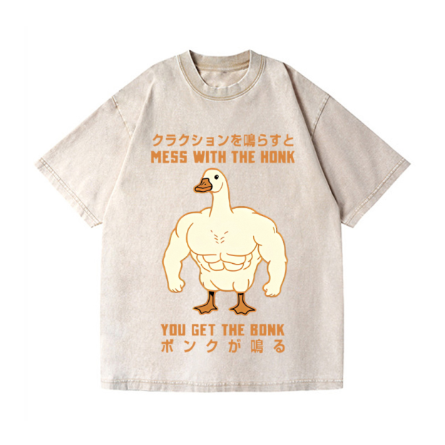 Duck Goose Vintage Wash Japanese Design T-Shirt
