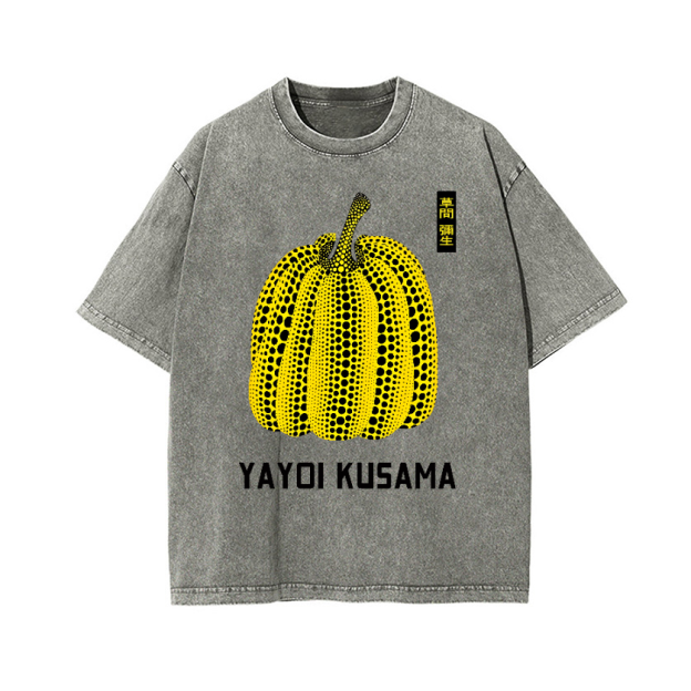 Yayoi Kusama  Vintage Wash Japanese Design T-Shirt