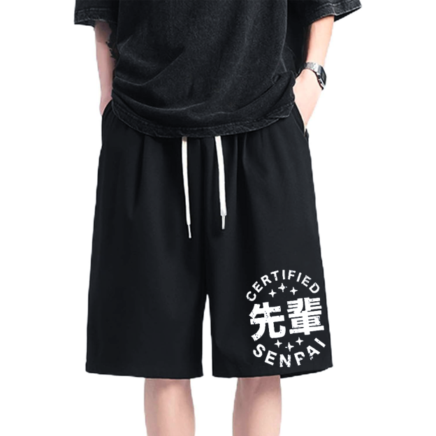Japanese Senpai  Senior Cotton Casual Shorts