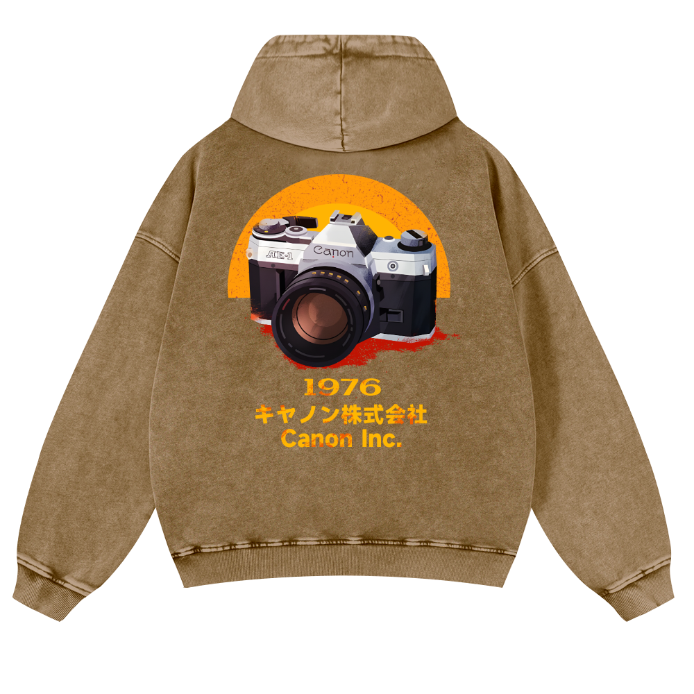 Canon Vintage Washed Cotton Back Art Hoodie