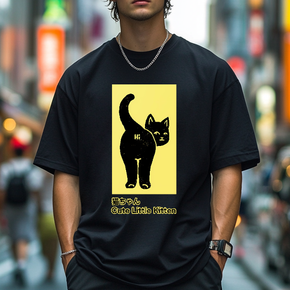 Cute Little Kitten Japanese Style Classic Tee