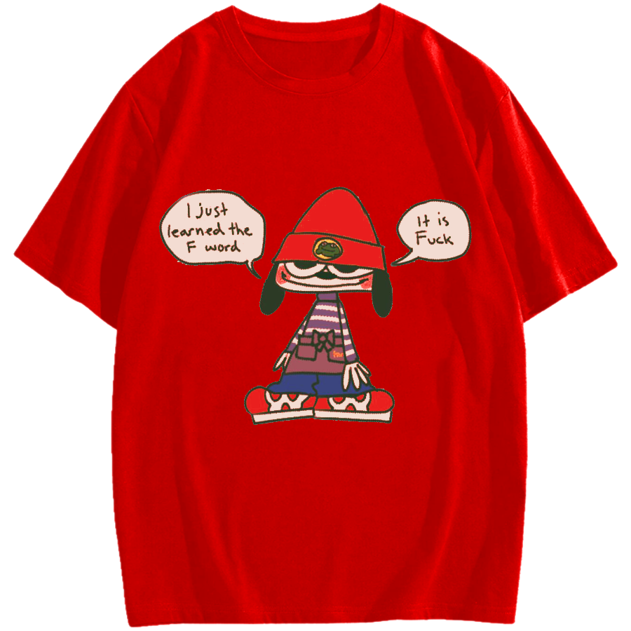 PaRappa the Rapper Cotton casual T-shirt