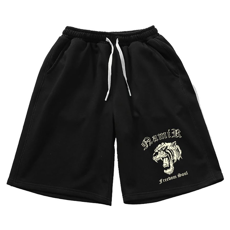Japanese Tiger Head Cotton Casual Shorts