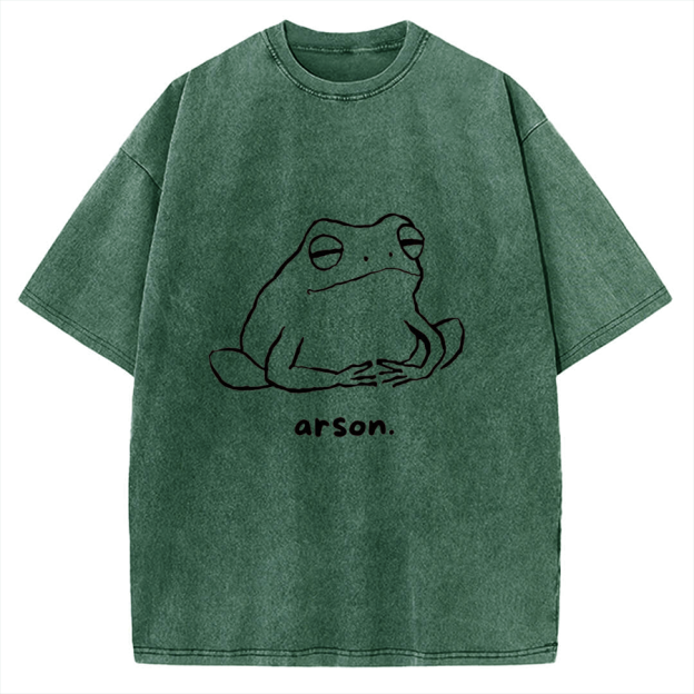 Arson Frog Vintage Washed T-shirt