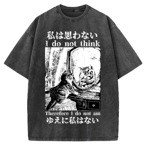 Thinking Kitten Vintage Washed T-shirt