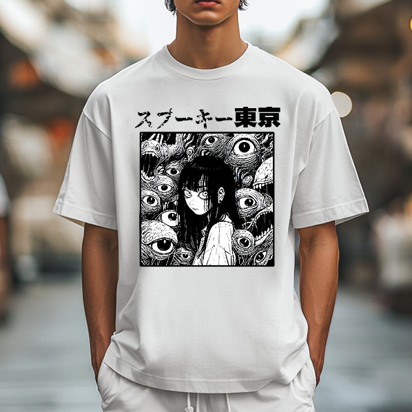 Tokyo Spooky Manga Japanese Style Classic Tee