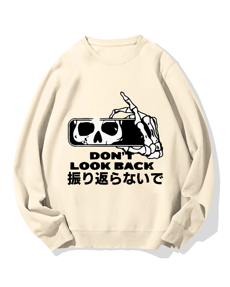 Don't Look Back Cotton Sweatshirt