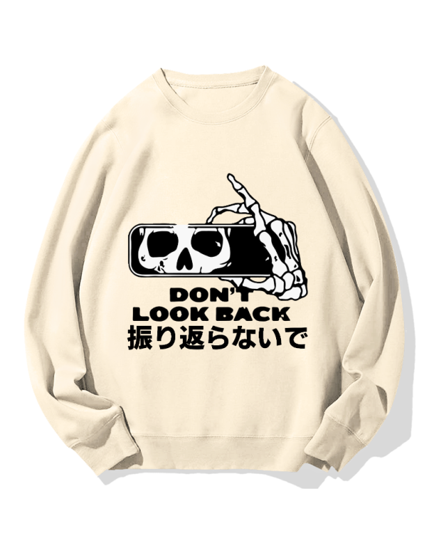 Don't Look Back Cotton Sweatshirt