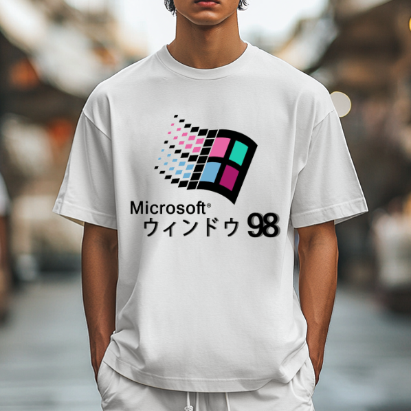 Microsoft Windows 98 Japanese Style Classic Tee