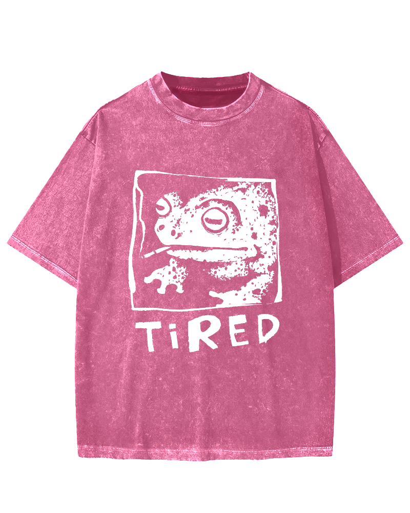 Tired Frog Vintage Washed T-shirt