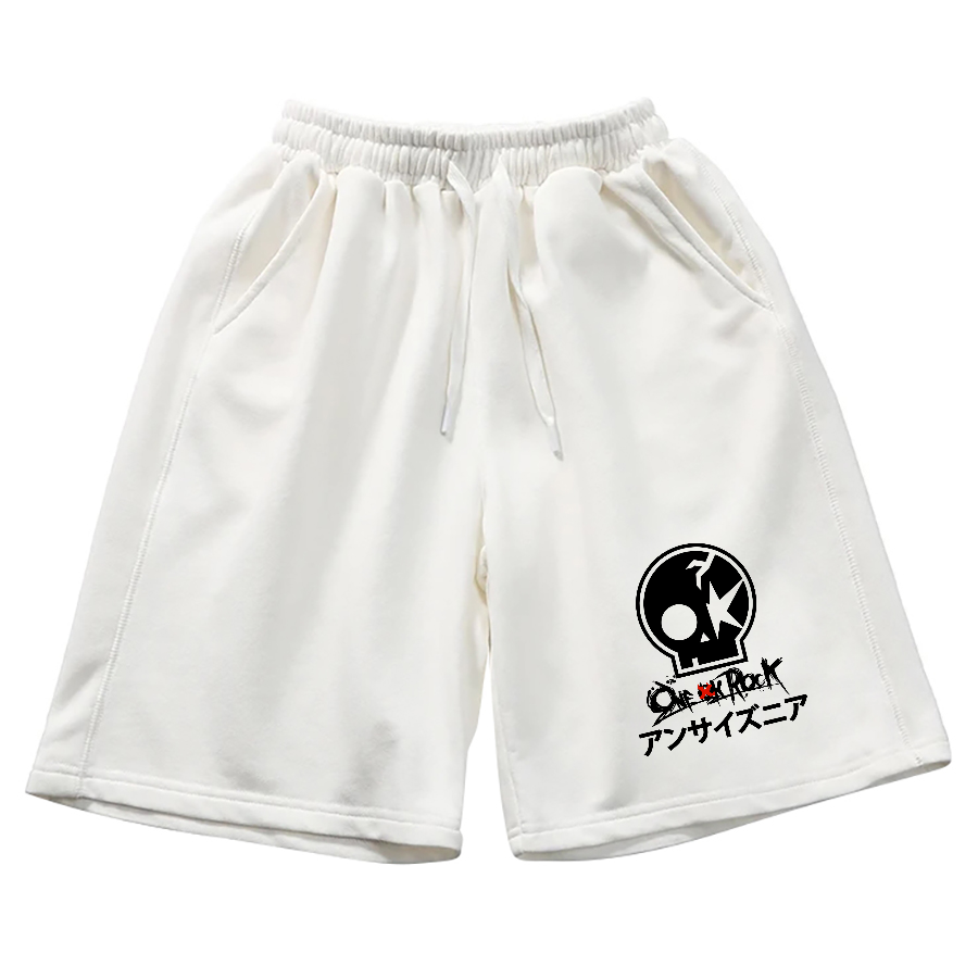 Japanese Anime Art Logo Cotton Casual Shorts