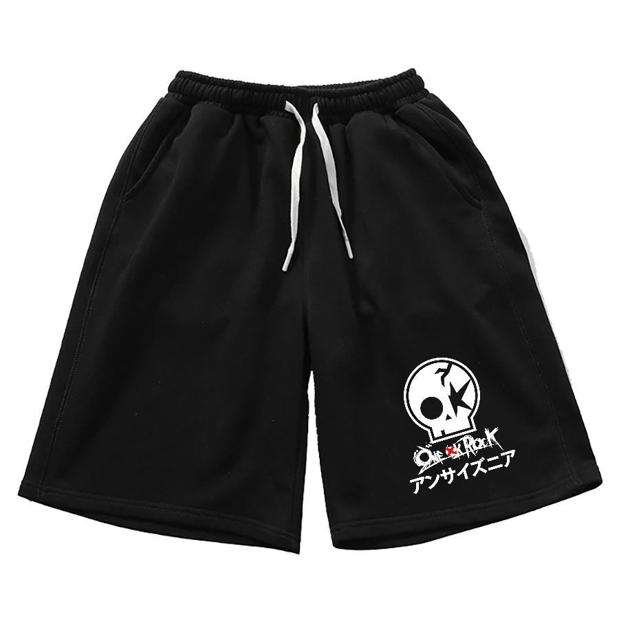 Japanese Anime Art Logo Cotton Casual Shorts