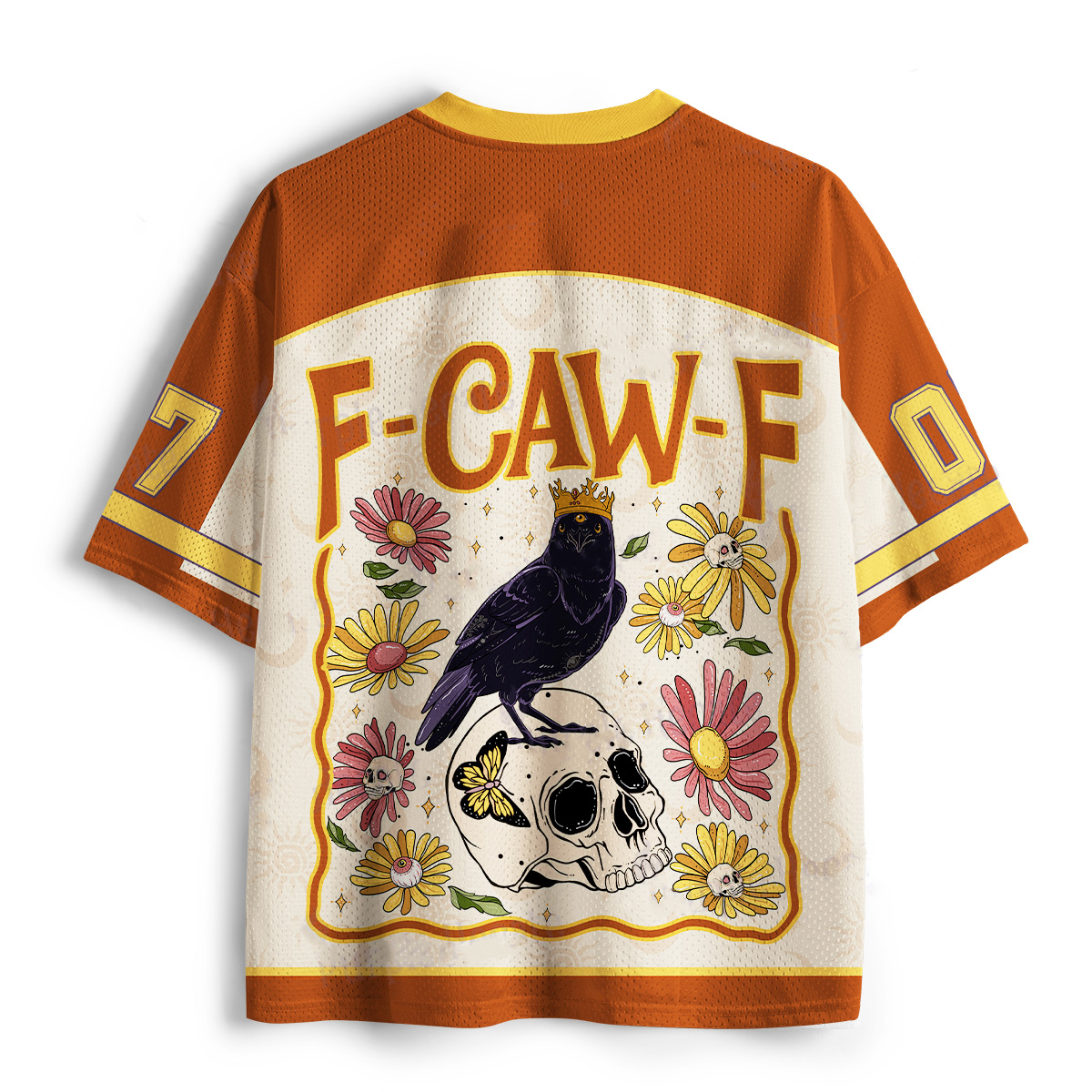 F-caw-f Funny Crow Jersey Shirts