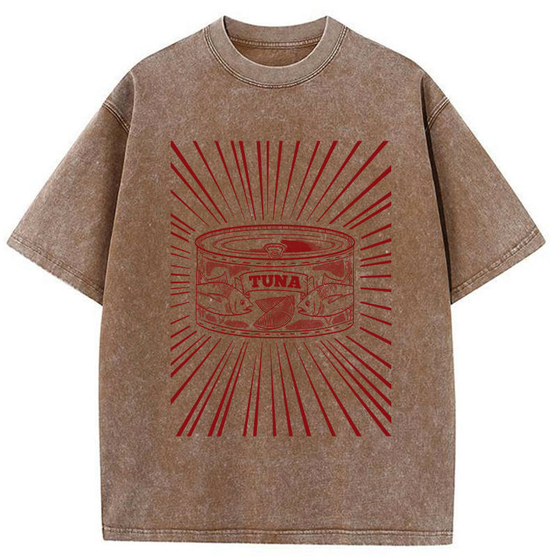 Canned Tuna Washed T-Shirt