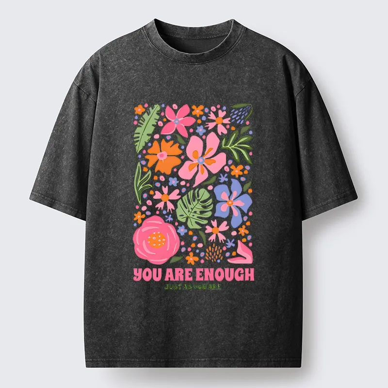 Flower Power Says You Got This Washed T-Shirt